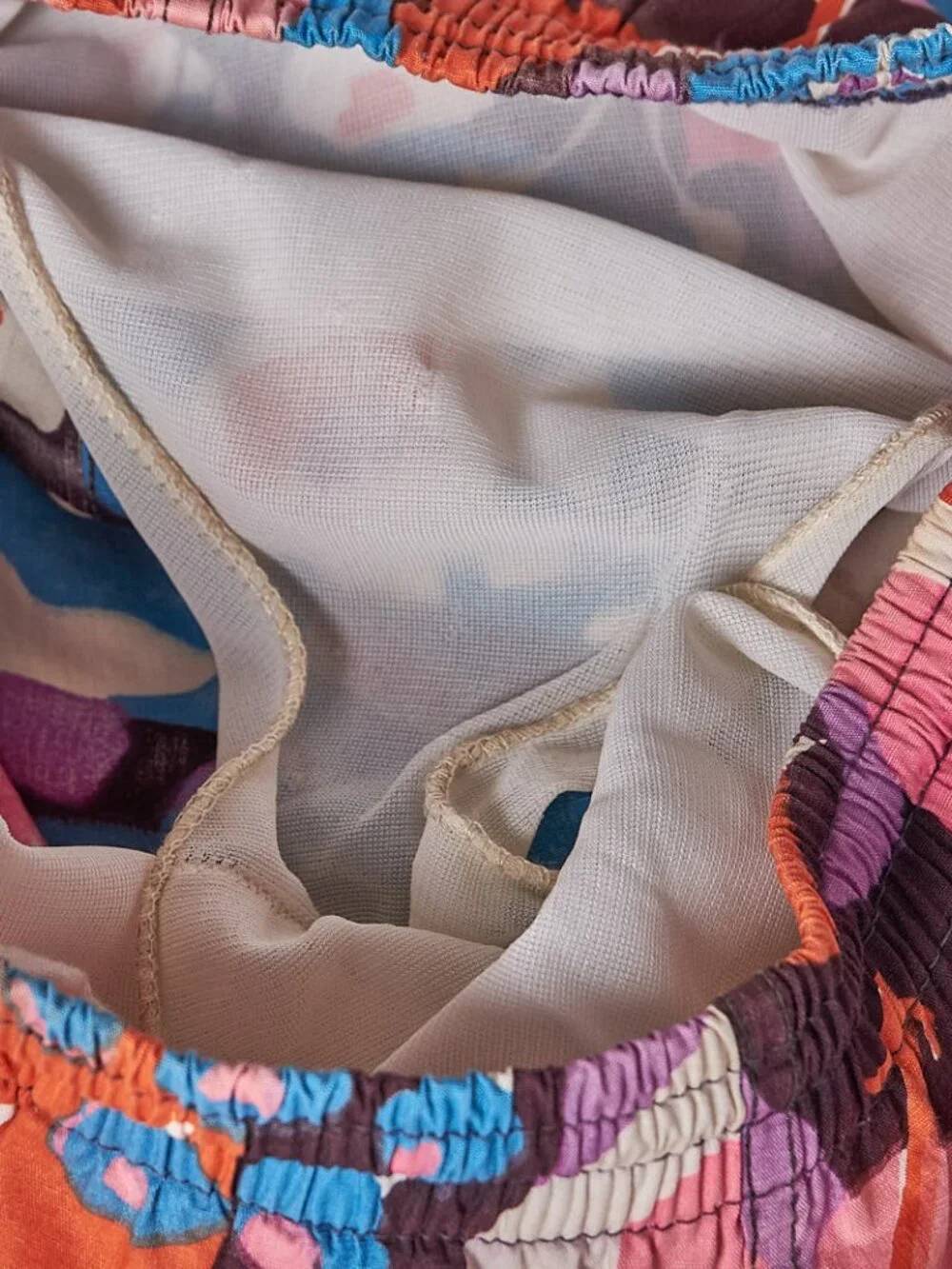 1960s Pop Color Floral Men’s Swim Shorts